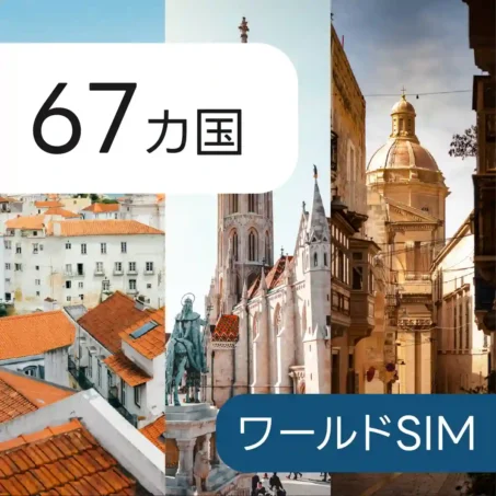 67カ国対応ワールド eSIM