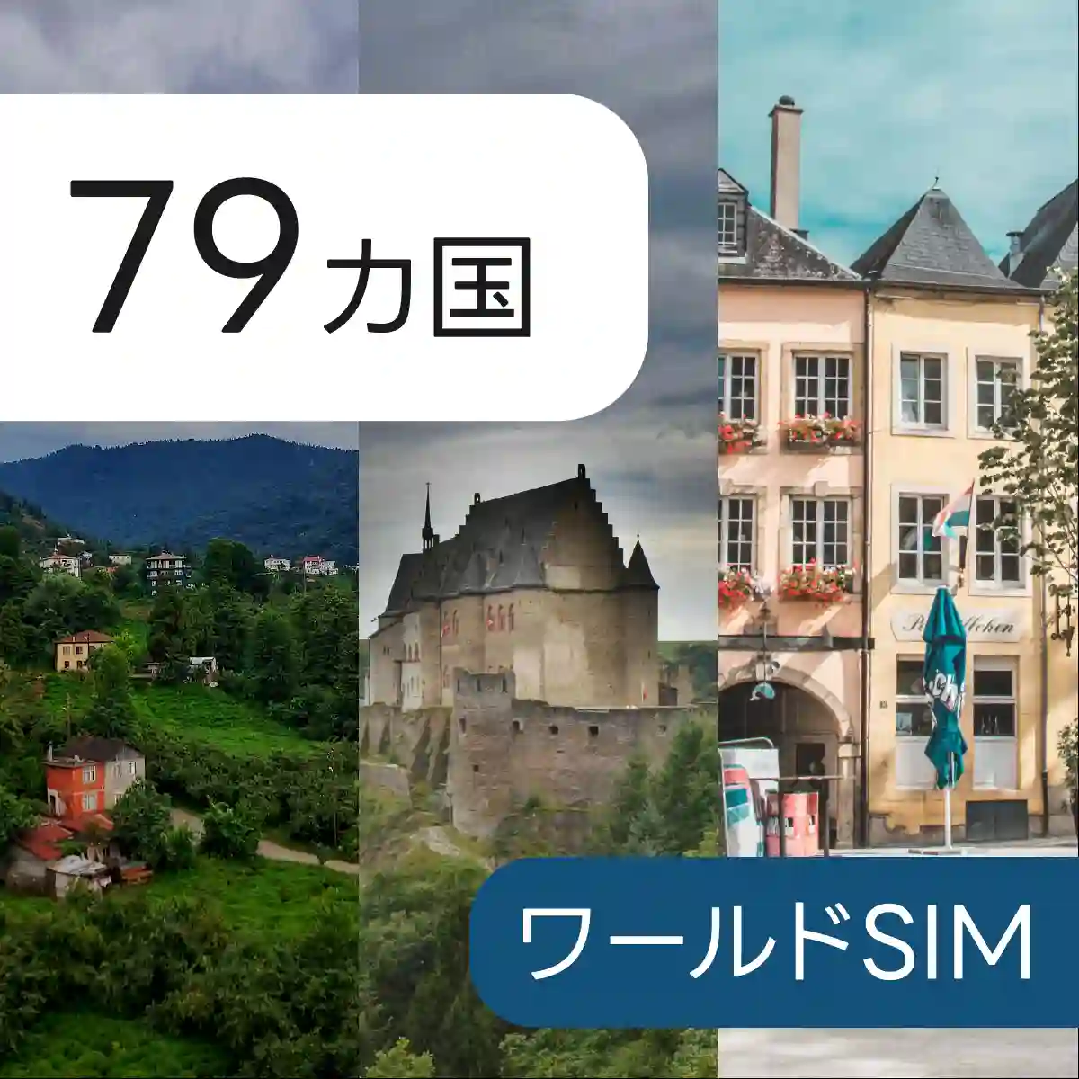 79カ国対応ワールド eSIM