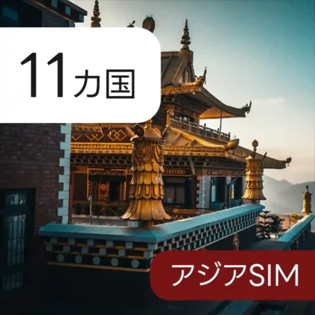 11カ国 アジアeSIM